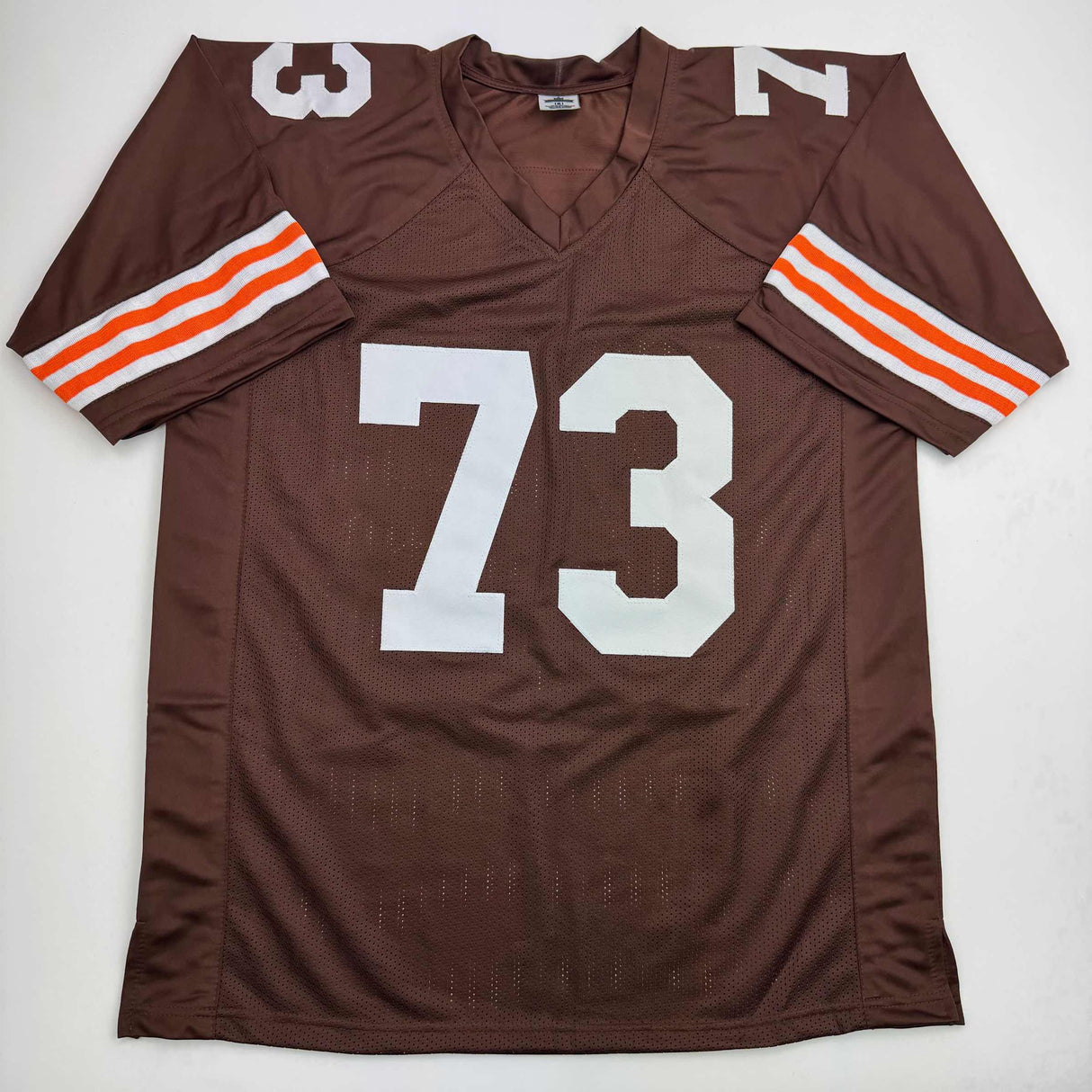 Camiseta de fútbol americano autografiada/firmada de Joe Thomas Cleveland Brown JSA COA