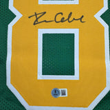 Camiseta de fútbol americano universitario autografiada/firmada por Dillon Gabriel Oregon Green Beckett BAS COA