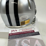 Casco de fútbol americano en miniatura de los Dallas Cowboys autografiado/firmado por Jay Novacek (JSA COA)