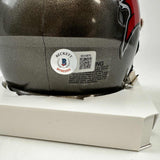 Casco de fútbol americano en miniatura Beckett BAS COA de los Tampa Bay Buccaneers autografiado/firmado por Simeon Rice
