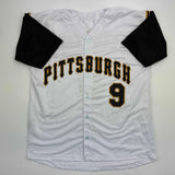 Camiseta de béisbol blanca de Pittsburgh autografiada/firmada por Bill Mazeroski (JSA COA)