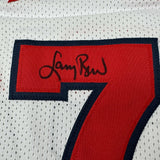 Camiseta de baloncesto Dream Team de Larry Bird, Estados Unidos, blanca, 1992, autografiada y firmada por JSA COA