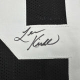 Camiseta de fútbol americano negra de Pittsburgh autografiada/firmada por Levon Kirkland Beckett BAS COA