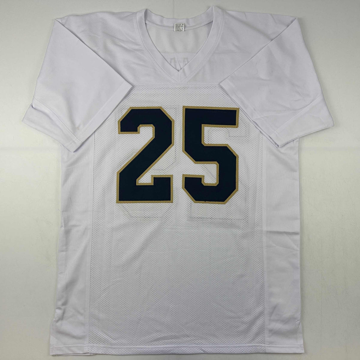 Autographed/Signed Raghib Ismail Rocket Notre Dame White College Football Jersey JSA COA