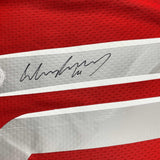 Autographed/Signed Wayne Rooney Manchester United Red 2008 Champions League Final Soccer Jersey Beckett BAS COA