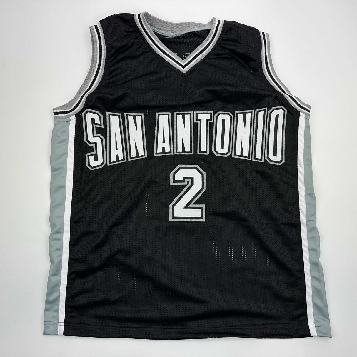 Camiseta de baloncesto negra de San Antonio autografiada y firmada por Dylan Harper (JSA COA)
