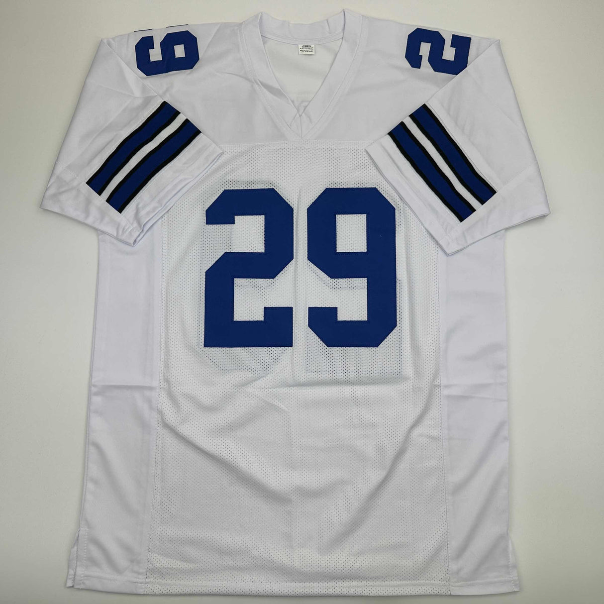 Camiseta de fútbol americano blanca de Dallas de DeMarco Murray autografiada y firmada por JSA COA