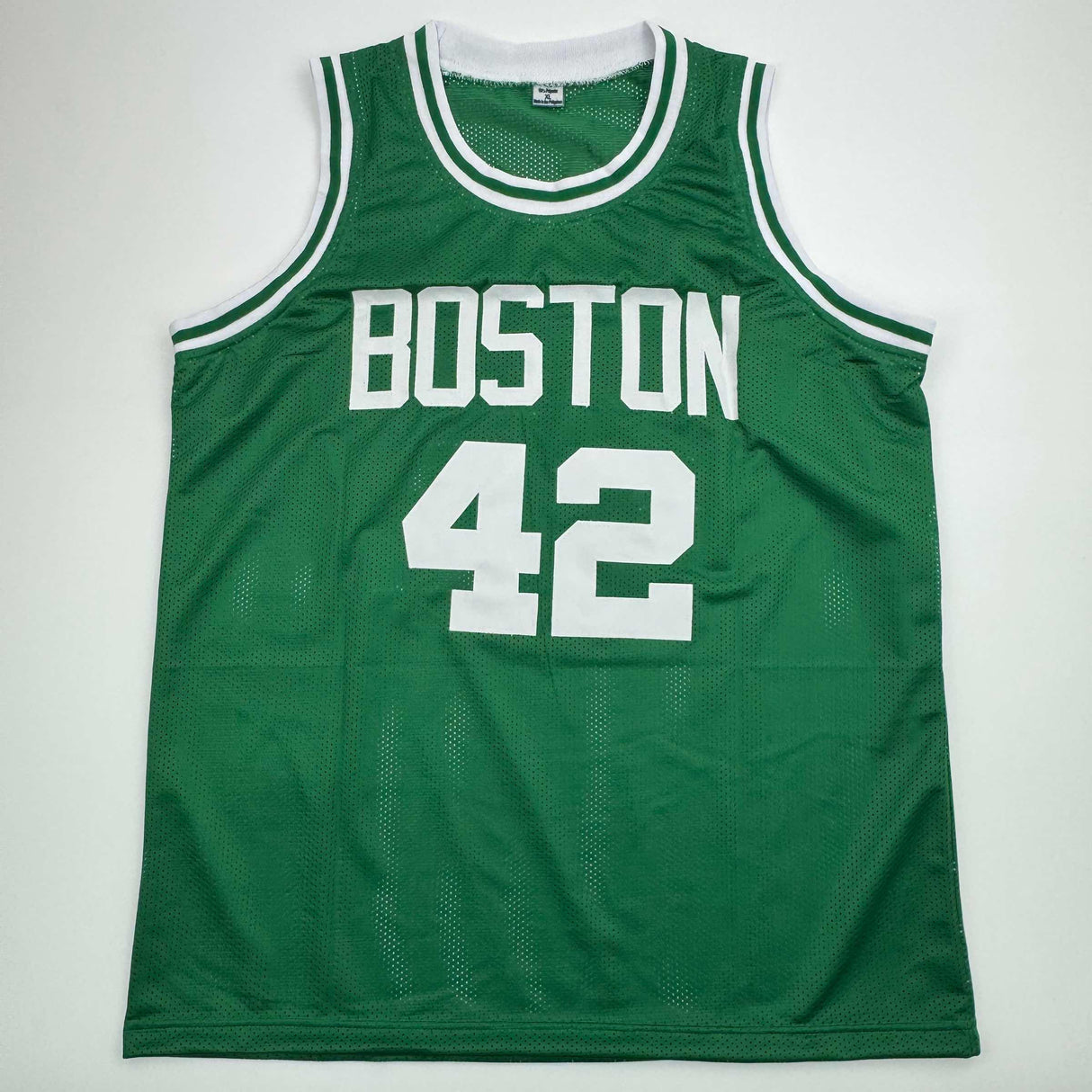 Camiseta de baloncesto verde Boston de Al Horford autografiada y firmada por Beckett COA