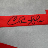 Autographed/Signed Chris Sabo Cincinnati Grey Baseball Jersey JSA COA