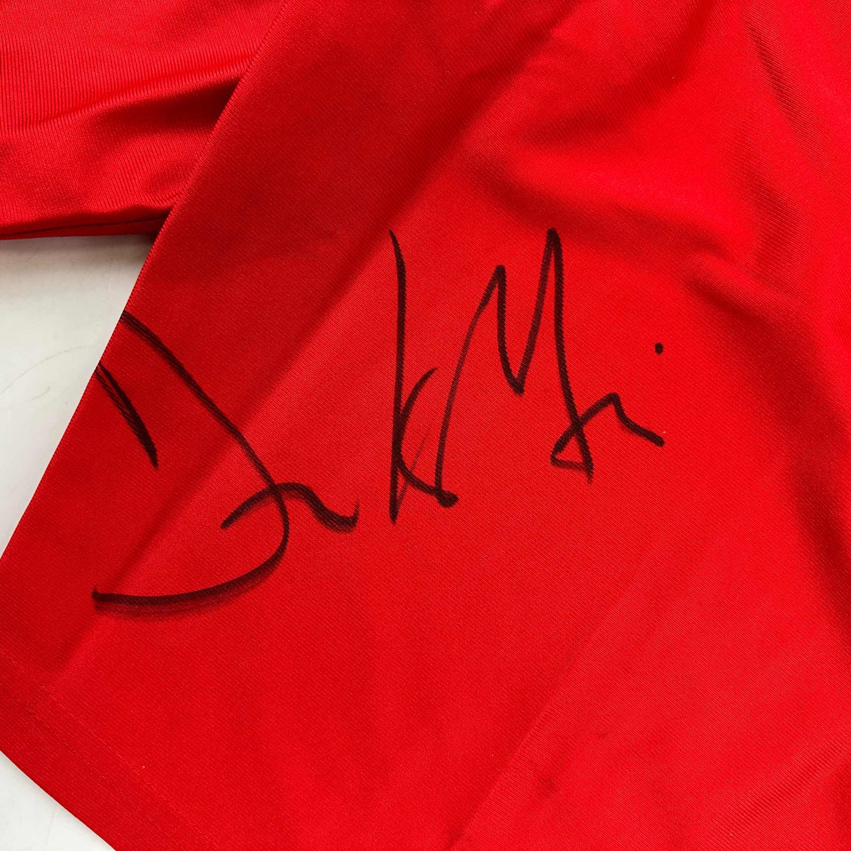 Autographed/Signed Frank Mir Red UFC MMA Trunks/Shorts JSA COA Auto