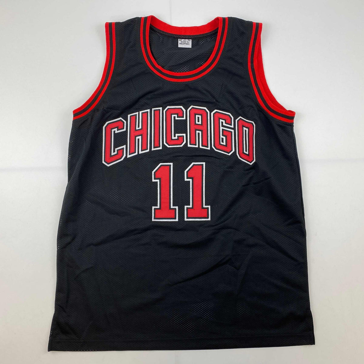 Camiseta de baloncesto negra de Chicago de DeMar DeRozan autografiada y firmada por Beckett BAS COA