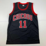 Camiseta de baloncesto negra de Chicago de DeMar DeRozan autografiada y firmada por Beckett BAS COA