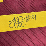 Autographed/Signed LenDale White USC Southen Cal Maroon College Football Jersey JSA COA