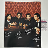 Séquito autografiado/firmado 4x Elenco Inscrito Adrian Grenier Kevin Connolly Jerry Ferrara Kevin Dillon Foto 16x20 JSA COA