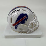 Casco de fútbol americano mini autografiado/firmado por Damar Hamlin Buffalo Bills Beckett BAS COA