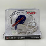 Casco de fútbol americano mini autografiado/firmado por Damar Hamlin Buffalo Bills Beckett BAS COA