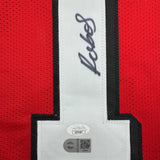 Camiseta de fútbol alternativa roja de San Francisco autografiada/firmada por Deebo Samuel JSA COA