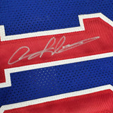 Camiseta de baloncesto azul de Detroit de Dennis Rodman autografiada/firmada Beckett BAS COA