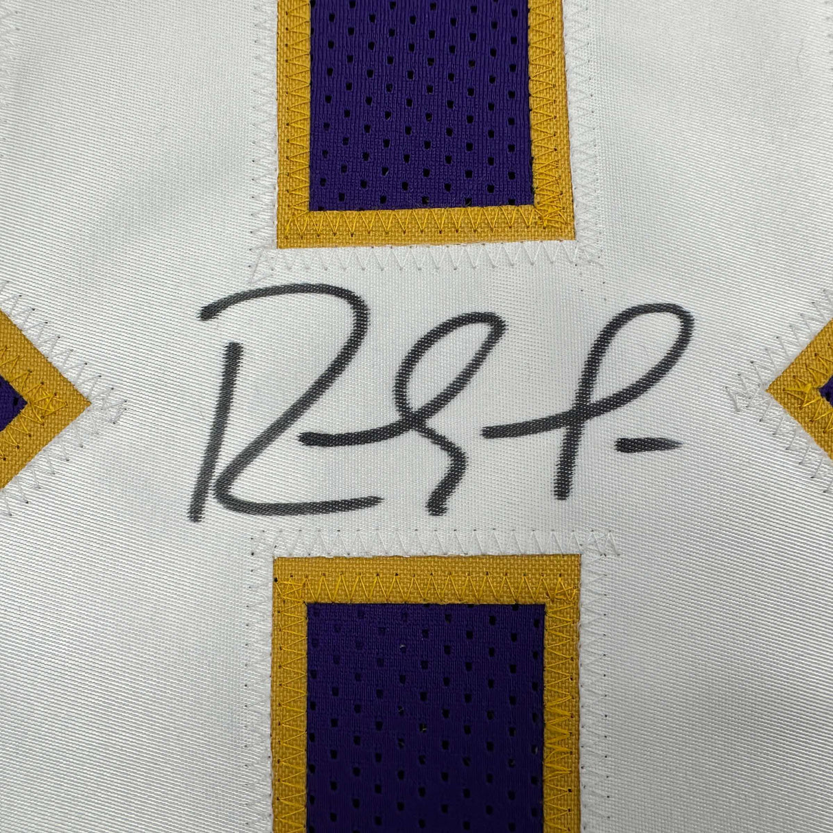 Camiseta de fútbol morado de Minnesota de Randy Moss autografiada y firmada por Beckett BAS COA