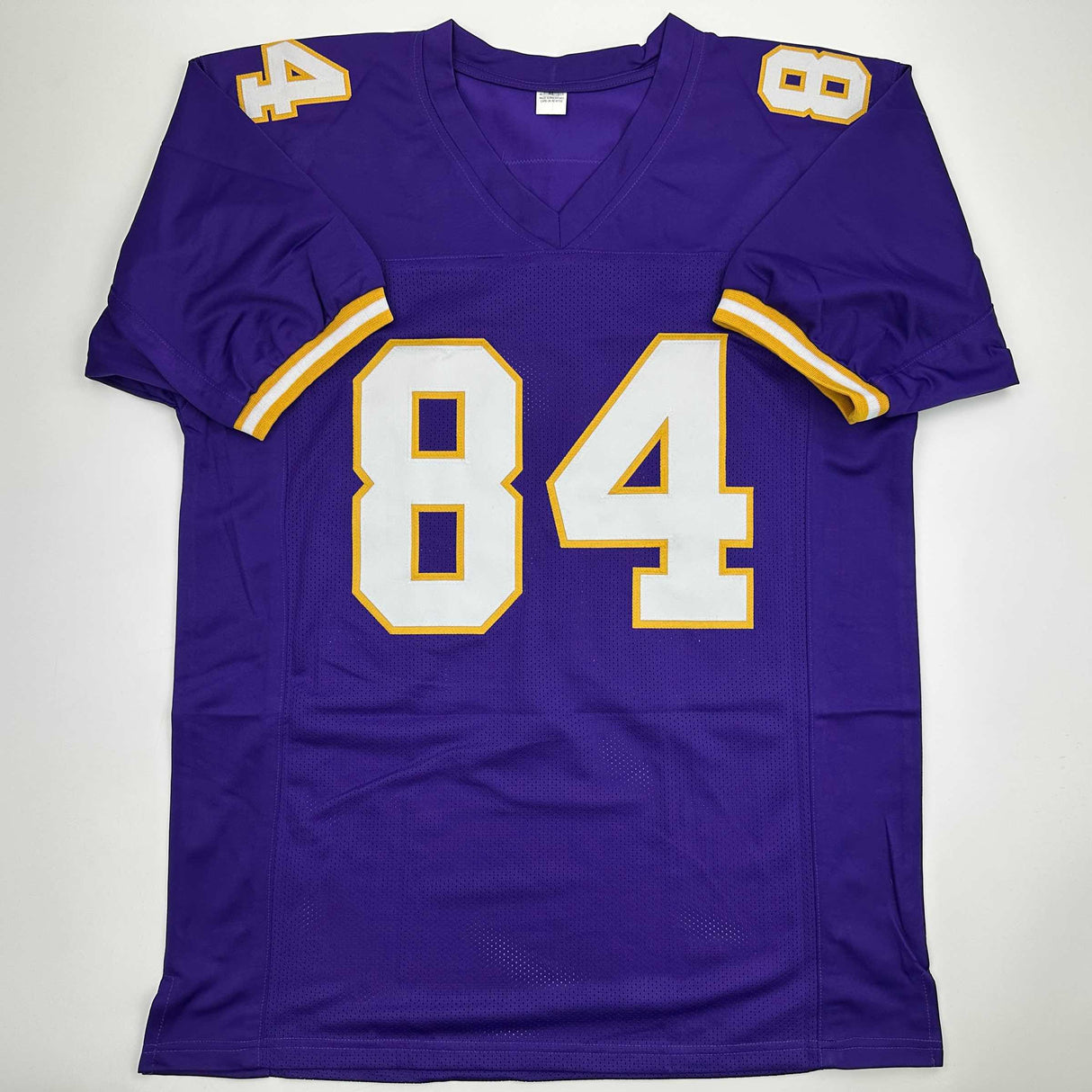 Camiseta de fútbol morado de Minnesota de Randy Moss autografiada y firmada por Beckett BAS COA