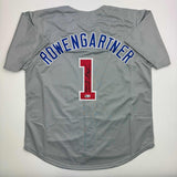 Autographed/Signed Thomas Ian Nicholas Rookie Of The Year Chicago Grey Baseball Jersey Beckett BAS COA