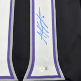 Camiseta de hockey negra autografiada/firmada de Anze Kopitar Los Angeles LA Beckett BAS COA #2