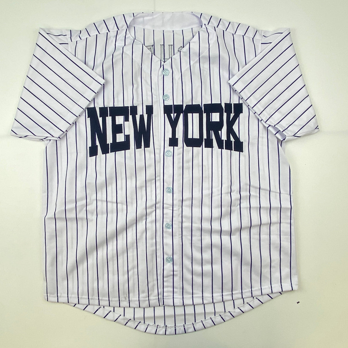 Autographed/Signed Dave Righetti New York Pinstripe Baseball Jersey JSA COA