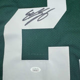 Camiseta de fútbol verde de Green Bay autografiada/firmada por Eddie Lacy JSA COA