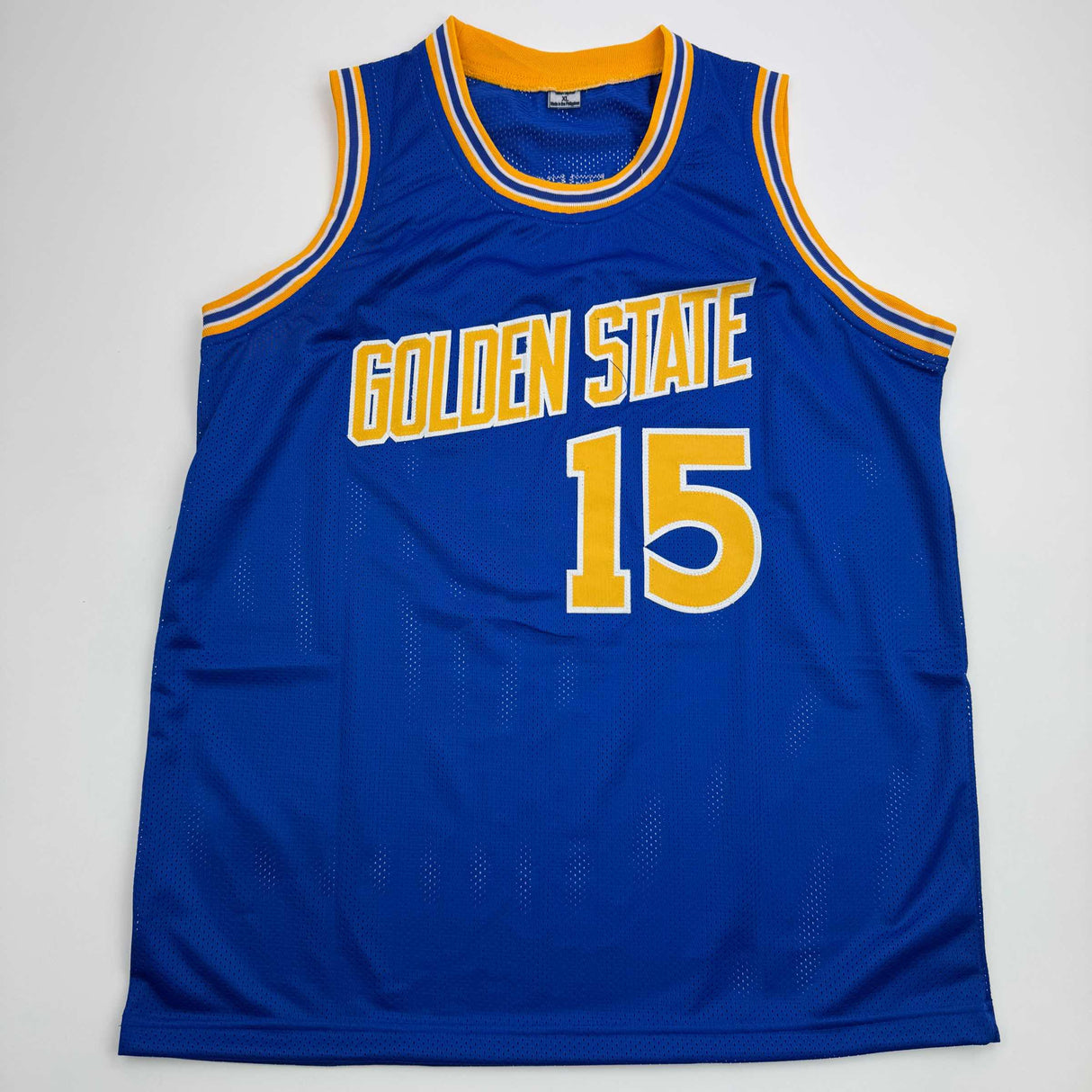 Camiseta de baloncesto azul Golden State de Latrell Sprewell autografiada y firmada por Beckett BAS COA