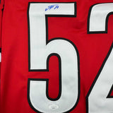 Camiseta de hockey Carolina Red autografiada/firmada de Pyotr Kochetkov JSA COA