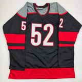 Camiseta de hockey negra Carolina de Pyotr Kochetkov autografiada/firmada JSA COA