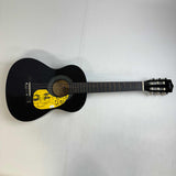Autographed/Signed Ed Sheeran 39  Black Acoustic Guitar Eyes Closed Music Instrument JSA Holo