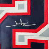 Autographed/Signed Jim Abbott California Grey Baseball Jersey Beckett BAS Holo