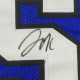 Camiseta de baloncesto universitaria azul Duke autografiada/firmada por Jahlil Okafor (JSA COA)
