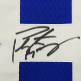 Camiseta de fútbol azul auténtica de los Indianapolis Colts autografiada/firmada por Peyton Manning (CoA)