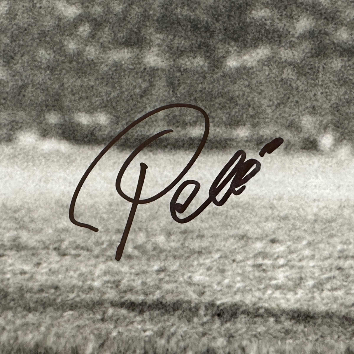 Foto autografiada/firmada de Pelé, fútbol brasileño, 16 x 20, patada de bicicleta, Beckett, BAS, COA, Auto