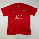 Camiseta de fútbol roja del Manchester United 2008 de Wayne Rooney autografiada y firmada por Beckett BAS COA