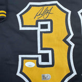 Camiseta de béisbol negra de Pittsburgh autografiada/firmada por Paul Skenes (JSA COA)