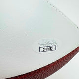 Autographed/Signed Devin Hester Chicago Bears Full Size F/S White Panel Logo Football JSA COA