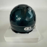 Autographed/Signed Fletcher Cox Philadelphia Eagles Mini Football Helmet Beckett COA
