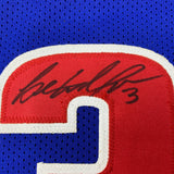 Camiseta de baloncesto azul de Detroit autografiada/firmada por Ben Wallace JSA COA