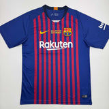 Camiseta de fútbol del FC Barcelona autografiada/firmada por Lionel Leo Messi Beckett BAS COA