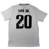 Autographed/Signed Vini Vinicius Jr. Real Madrid 2022-23 White Soccer Jersey Beckett BAS COA