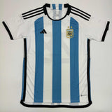 Autographed/Signed Alejandro Garnacho Argentina Blue Soccer Futbol Jersey Beckett BAS COA