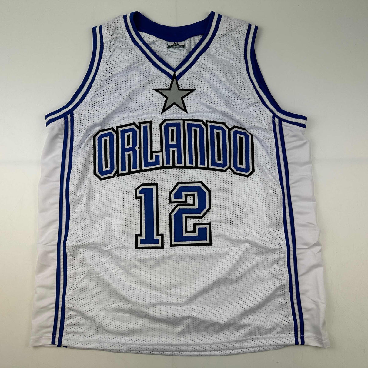 Camiseta de baloncesto blanca de Orlando, autografiada y firmada por Dwight Howard (JSA COA)