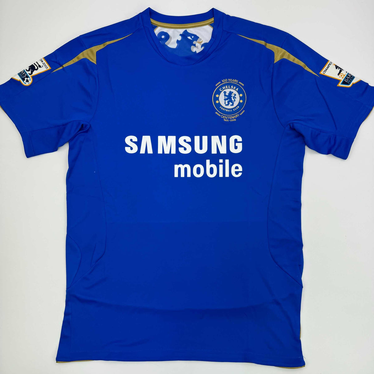 Autographed/Signed Frank Lampard Chelsea FC Blue Soccer Futbol Jersey Beckett BAS COA