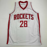 Autographed/Signed Alperen Sengun Houston White Basketball Jersey Beckett BAS COA