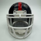 Autographed/Signed Lawrence Taylor New York Giants Retro Mini Football Helmet Beckett BAS COA