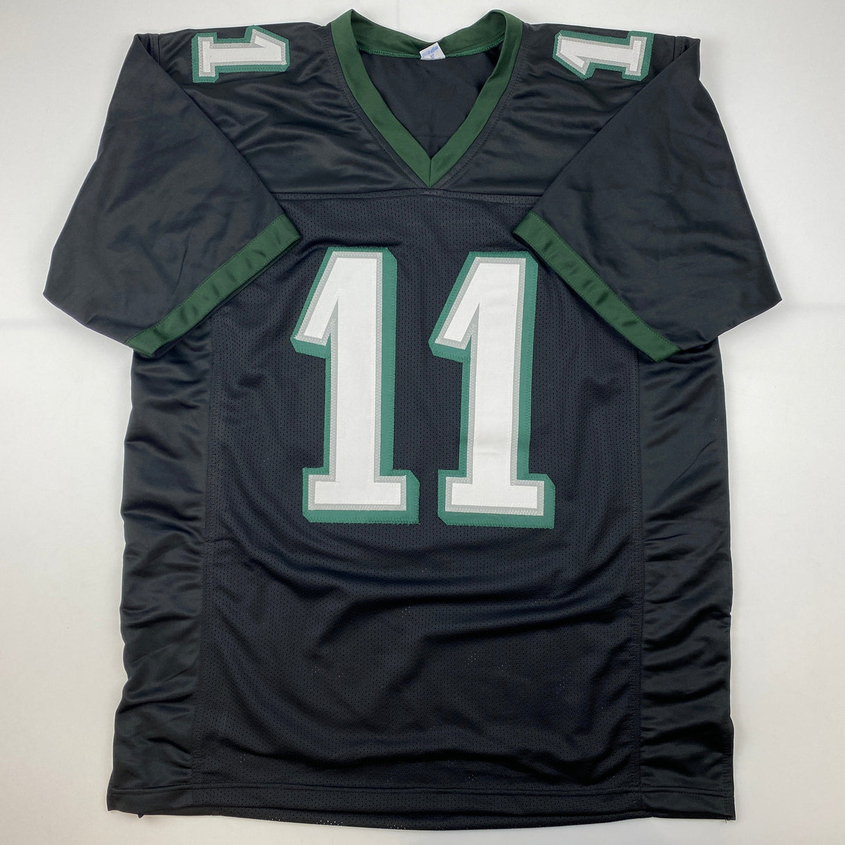 Autographed/Signed AJ A.J. Brown Philadelphia Black Football Jersey PSA/DNA COA