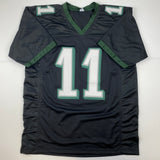 Autographed/Signed AJ A.J. Brown Philadelphia Black Football Jersey PSA/DNA COA